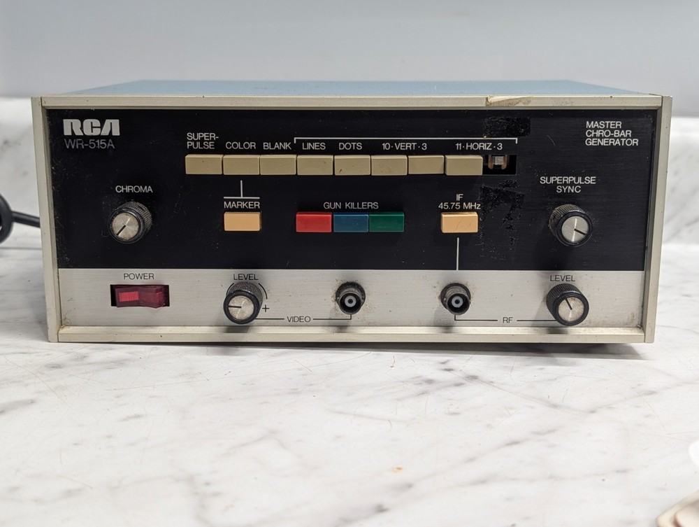 RCA Model Type # WR-515A Master CHRO-BAR Generator