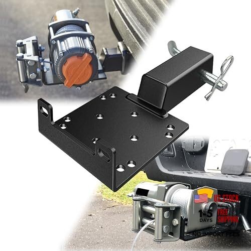 Universal Trailer Hitch Winch Mounting Plate Universal Winch Mounting Plate