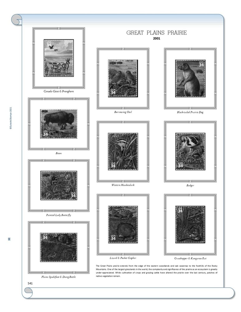 2001 U.S. Commemorative Singles COMPLETE Supplement (White Ace Alternative)