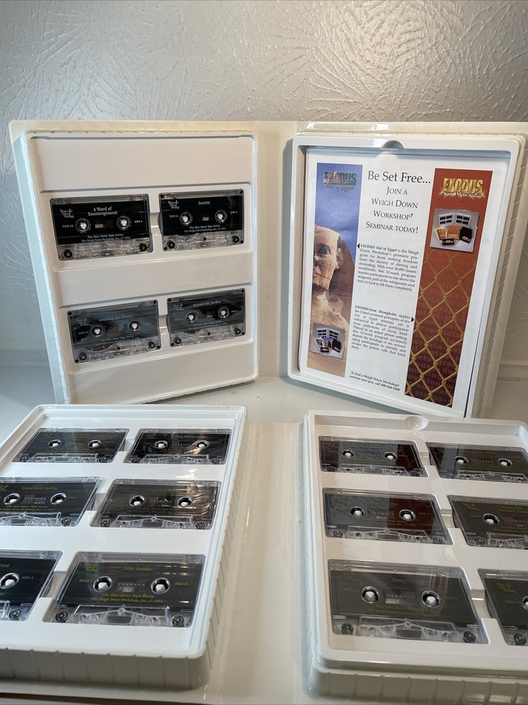 Gwen Shamblin Exodus Weigh Down Workshop Christian Based Program 16 Cassette