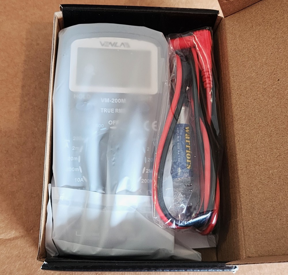 New Venlab Digital Multimeter, Model VM-200M In Original Box