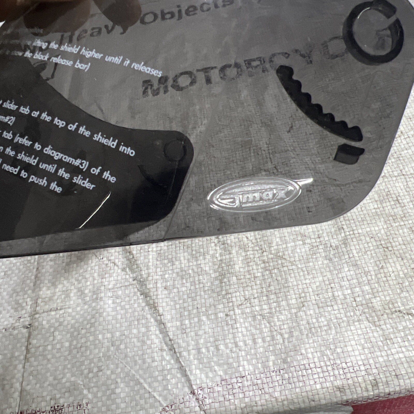 New GMAX G1 Helmet Visor Shield Smoke Tint #17328