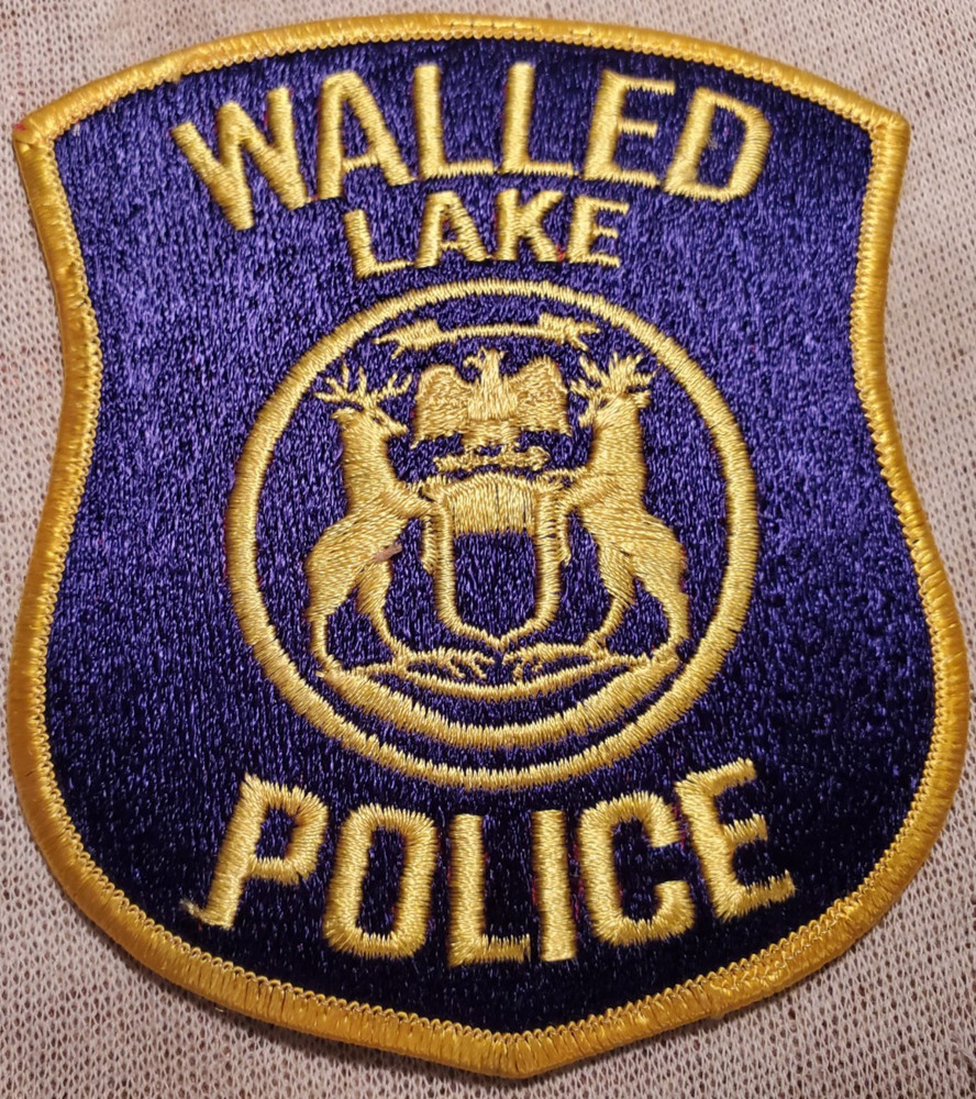 MI Walled Lake Michigan Police Shoulder Patch