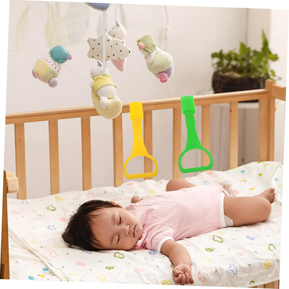 Pull Ring 4Pcs Pull up Rings Learning Standing Portable Hanging Toddler Hand Ran