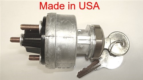 New Mack Peterbilt Kenworth Freightliner White Ignition Switch & Lock With Keys