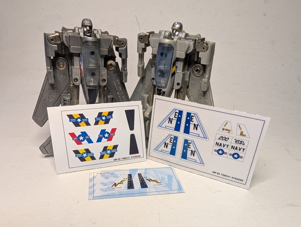 Machine Robo GoBots MR-52 Tomcat Robo/ Sky-Jack Reproduction STICKERS