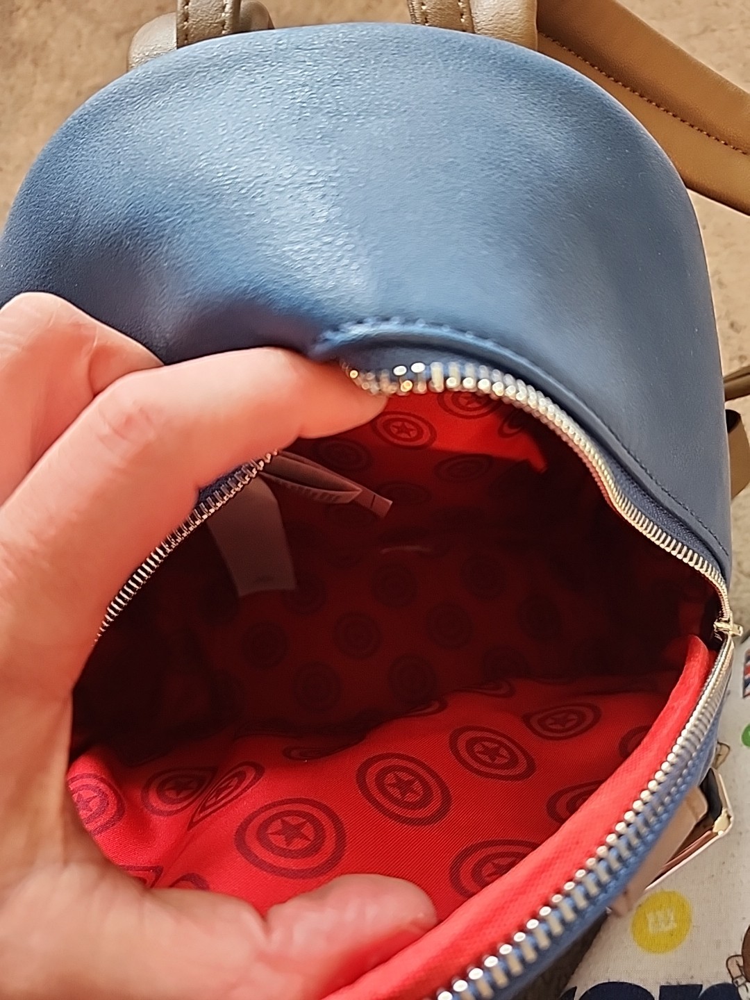 Loungefly Captain America Marvel 2021 Exclusive Loungefly Backpack