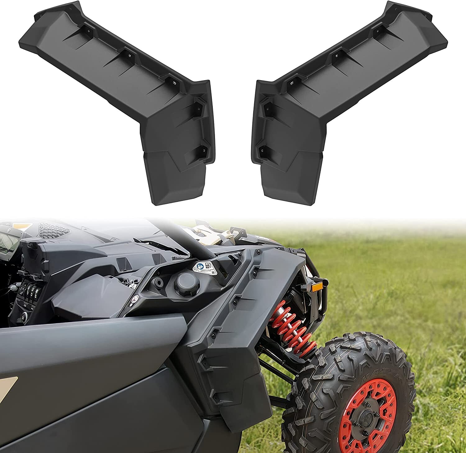 Upgraded Ultra Wide Mud Fender Flares For Can-Am Maverick X3 Turbo R 2017-2024
