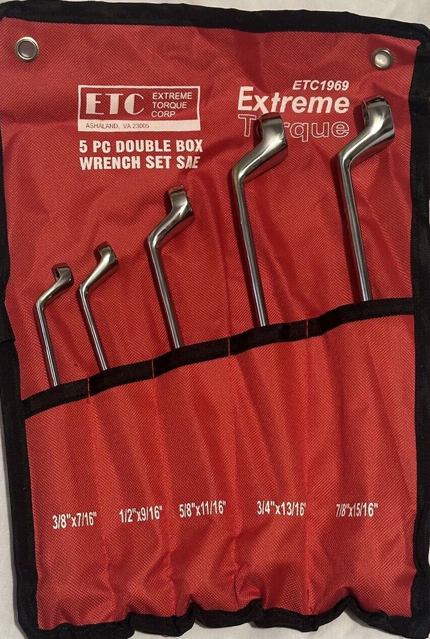 Box Deal 6 Wrench Set SAE Metric Moon S Starter Obstruction Deep Double Offset