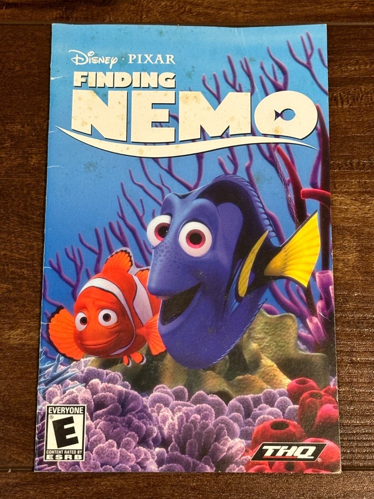 Finding Nemo PS2 Playstation 2 Instruction Manual Only