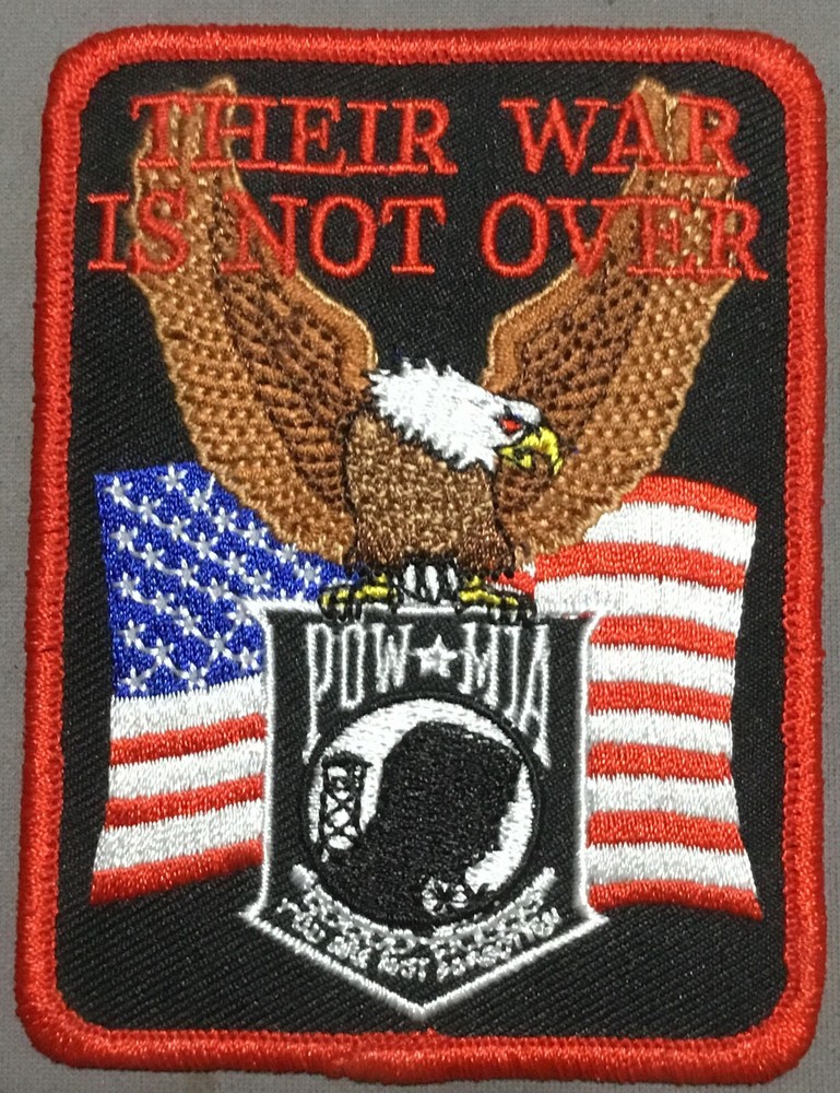 POW MIA  Their War Is Not Over patch