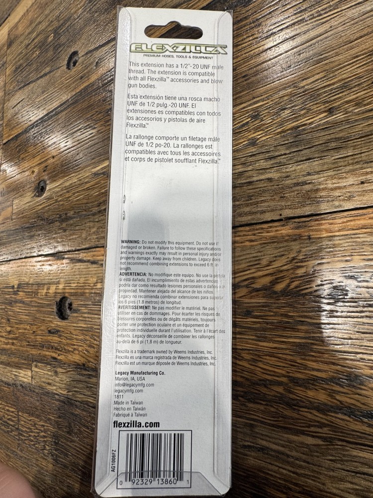 Legacy Flexzilla 6 in Extension AG1006FZ