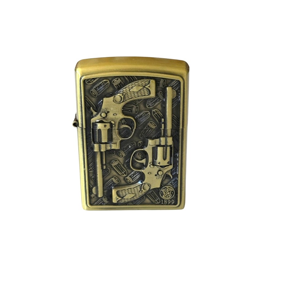 Zippo Bohai 2 Gun Windproof Lighter NWOT