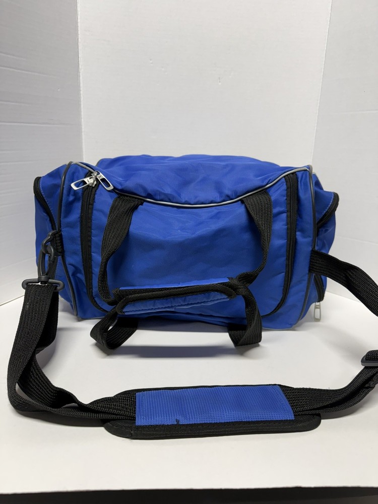 Nike Blue & black Medium Duffel/Gym Bag Handle & adjustable Shoulder Strap