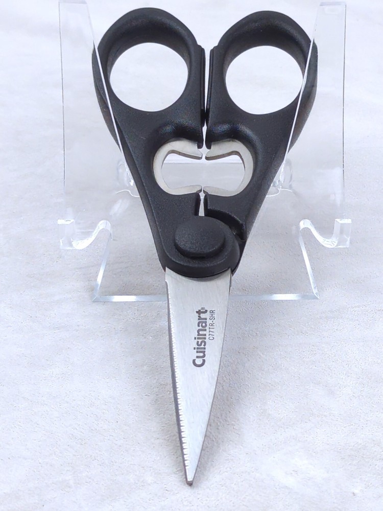 Cuisinart CLASSIC 8" KITCHEN SHEARS w/ STAINLESS Blade & BLACK Handle C77TR-SHR