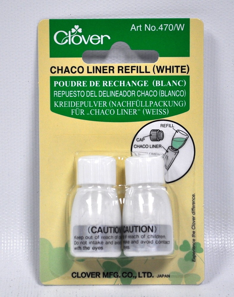 Clover Chaco Liner Chalk Refill White