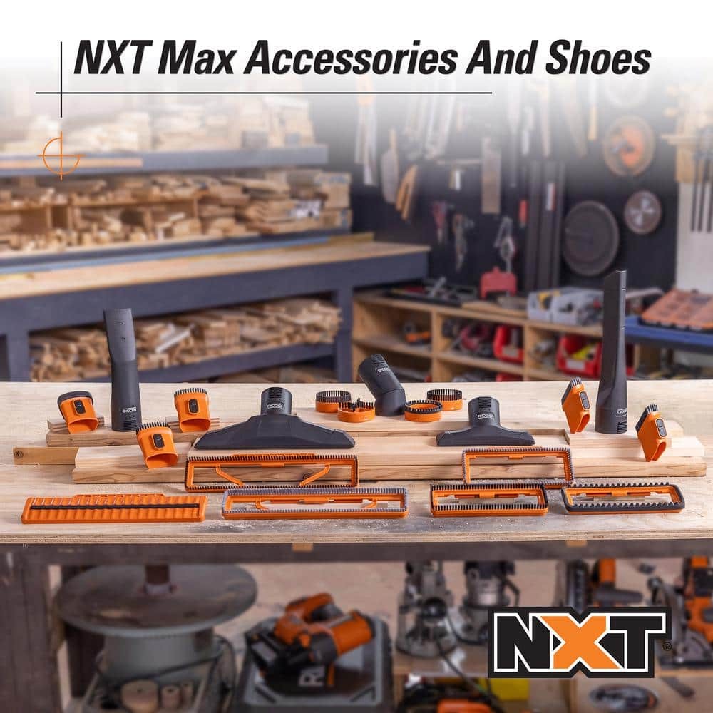 RIDGID 2-1/2 in. NXT Max Crevice Tool & Dusting Brush for Wet/Dry Vacs MAX2531