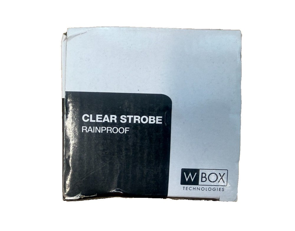 W Box Tech 0E-STROBERPC Surface Mount Rainproof Strobe - Clear