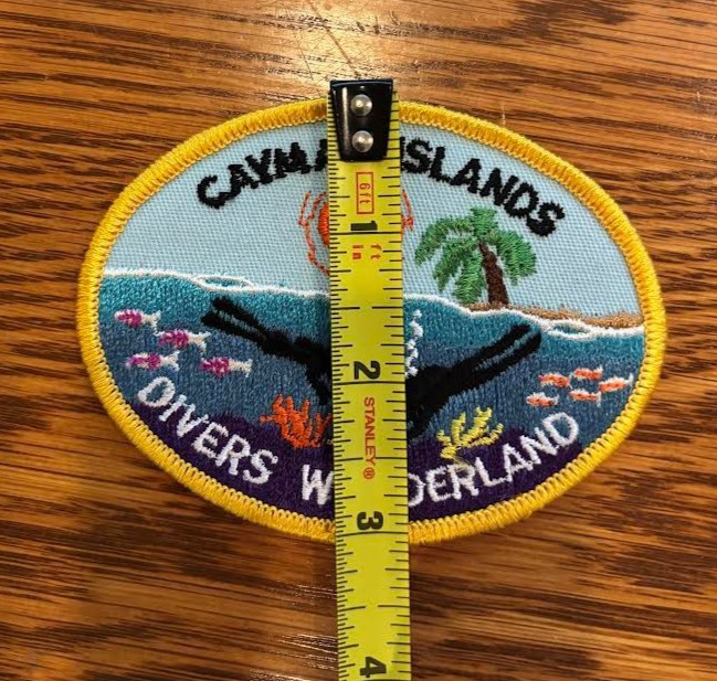 Cayman Island Diver Wonderland patch