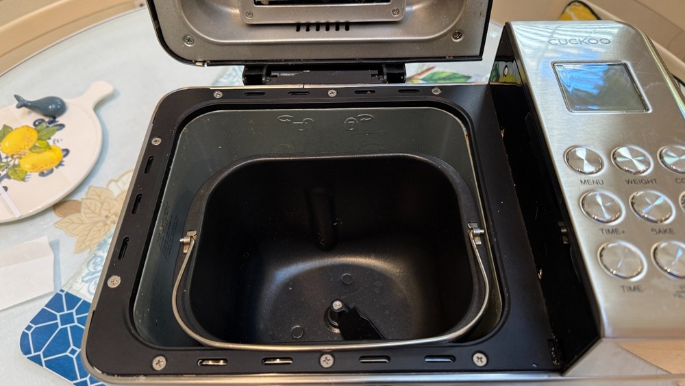 CUCKOO CBM-AAB101S 2 Lb Multi-Functional Bread Maker – 15 Menu Options