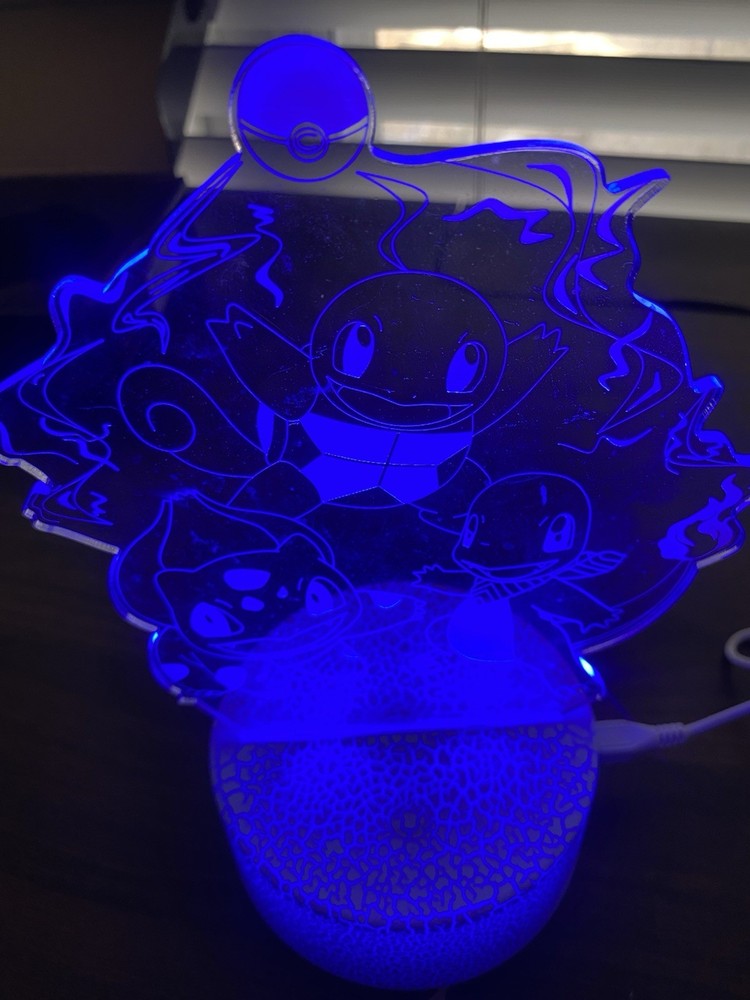 Creative 3D Visualization Lamp Ft. Pokémon