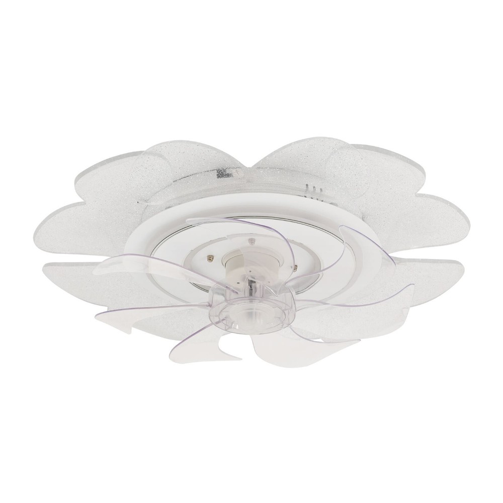 18.5" Ceiling Fan Light Flush Mount LED Ceiling Light kit w/ Remote APP Control