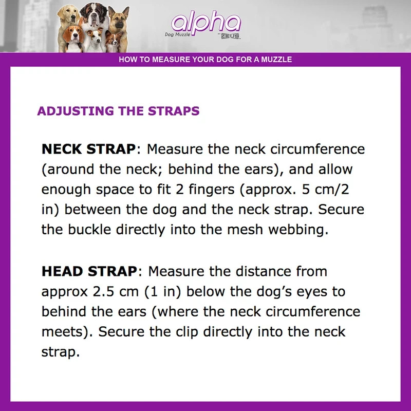 🐶 Zeus Alpa Dog Muzzle – 5XL – GIANT BREED – Humane & High Quality