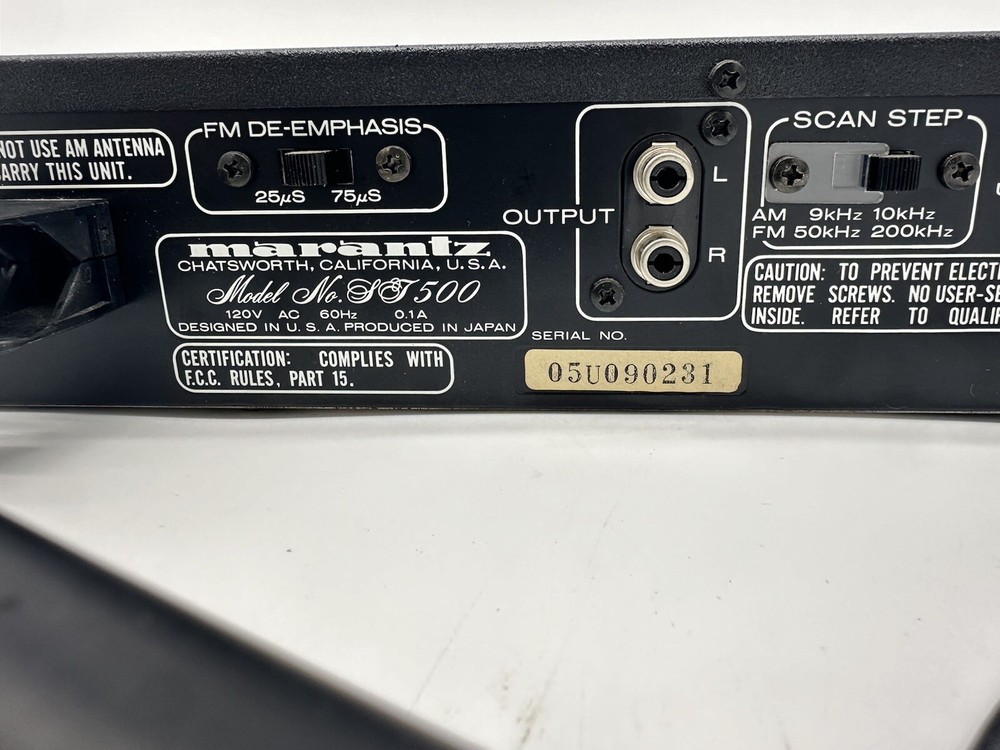 Marantz ST-500 Computer Stereo Tuner