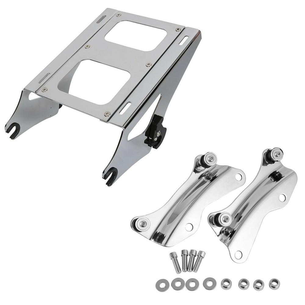 For 14-25 Harley Touring Quick Release Two-up Tour Pack Rack Mount / Docking Kit