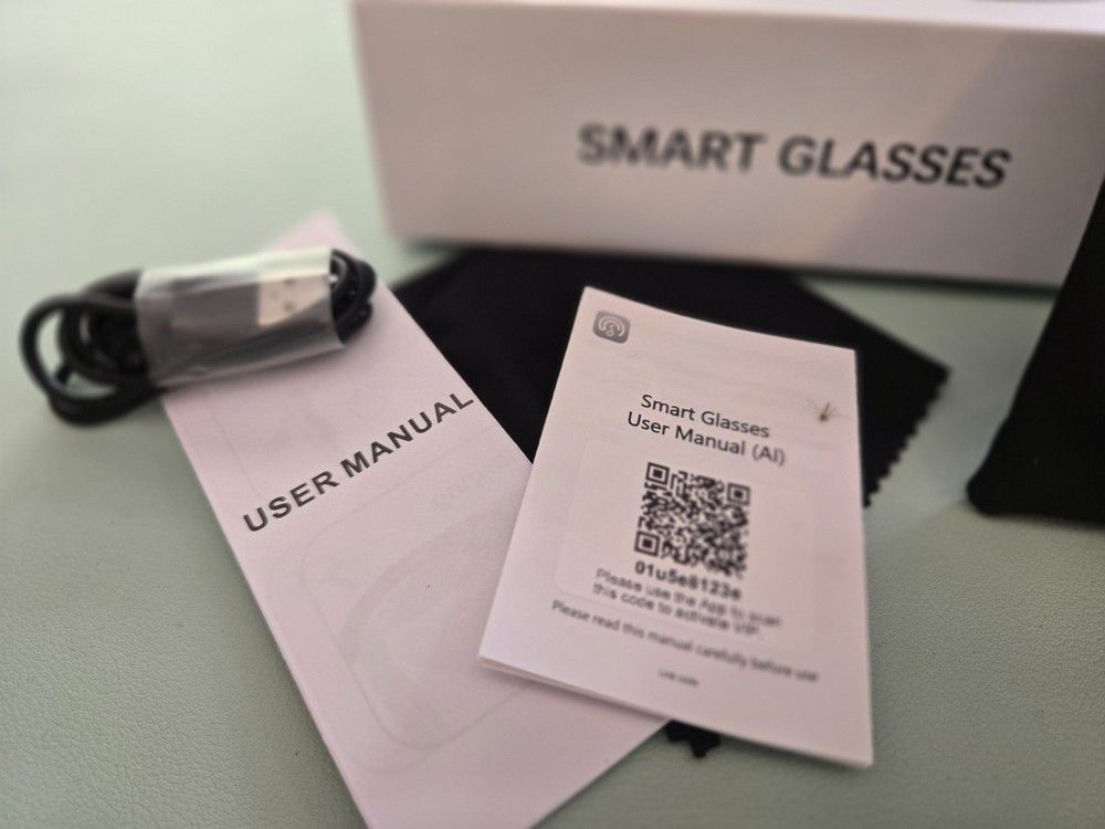 NEW Smart Audio Glasses - Wireless Bluetooth with Touch Control, Black AI