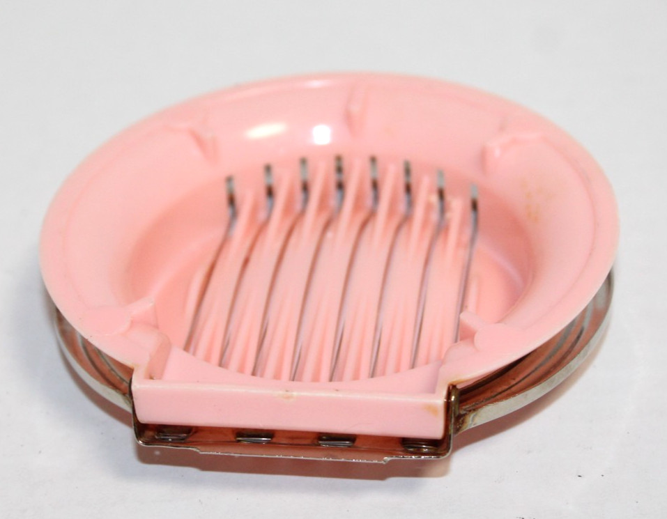 Vintage Medco Pink Plastic Egg Slicer