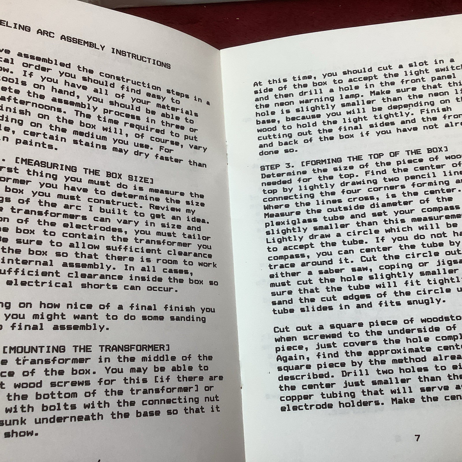 Jacob’s Ladder Climbing Arc Electric Generator Kit in Box Copper Parts