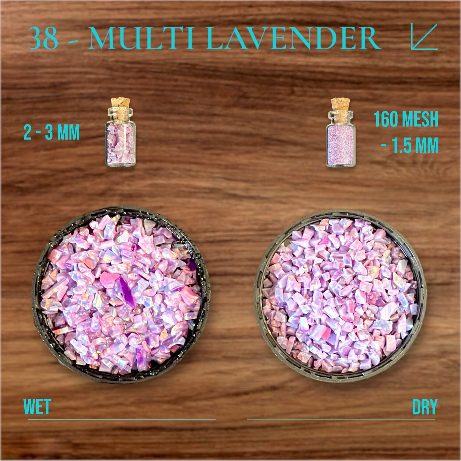 Crushed Opal - Synthetic Lab Made Opal - Sparkles in Jewelry/Wood/Resin Inlays