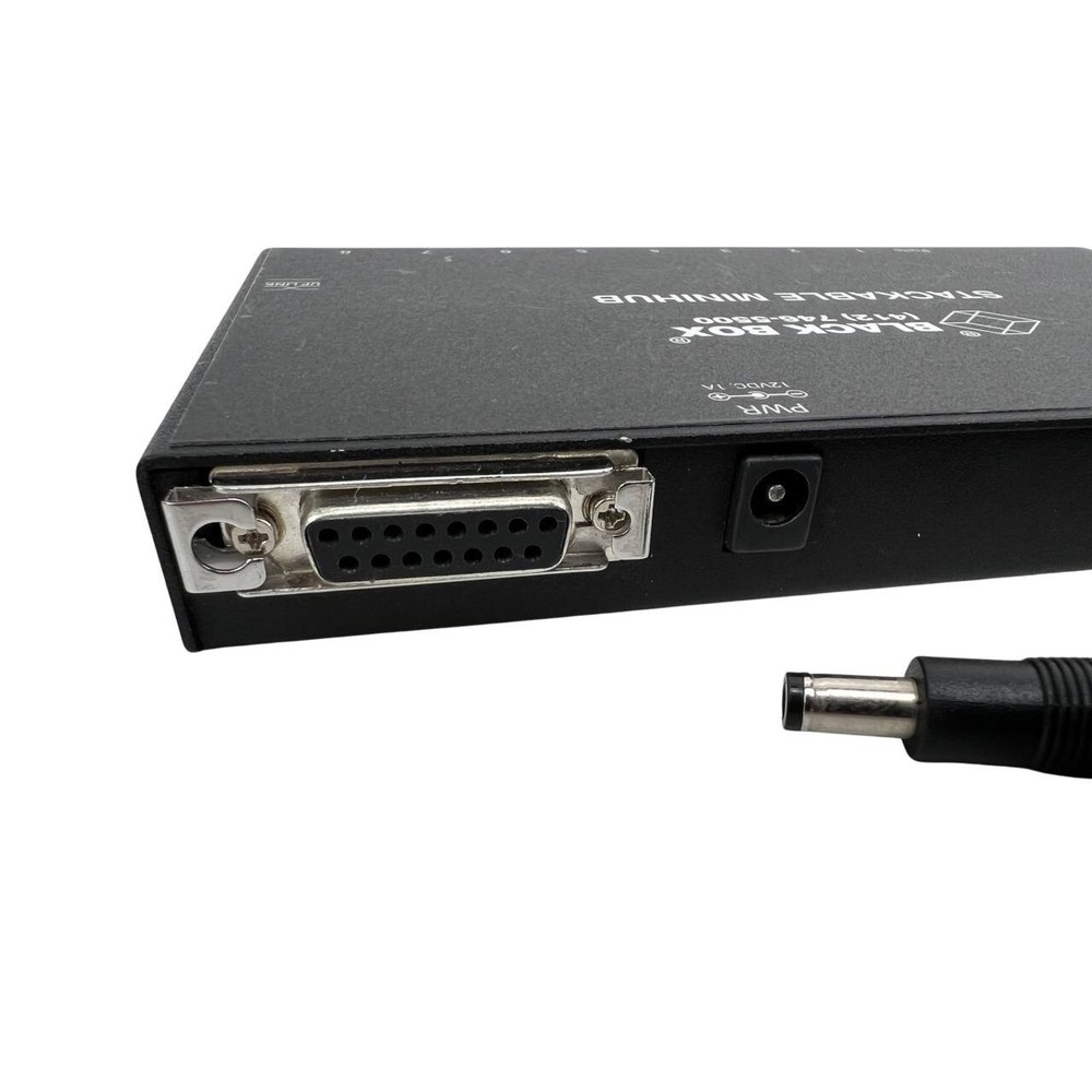 Black Box Stackable Mini LE2801A 8-Ports External Hub stackable Tested!