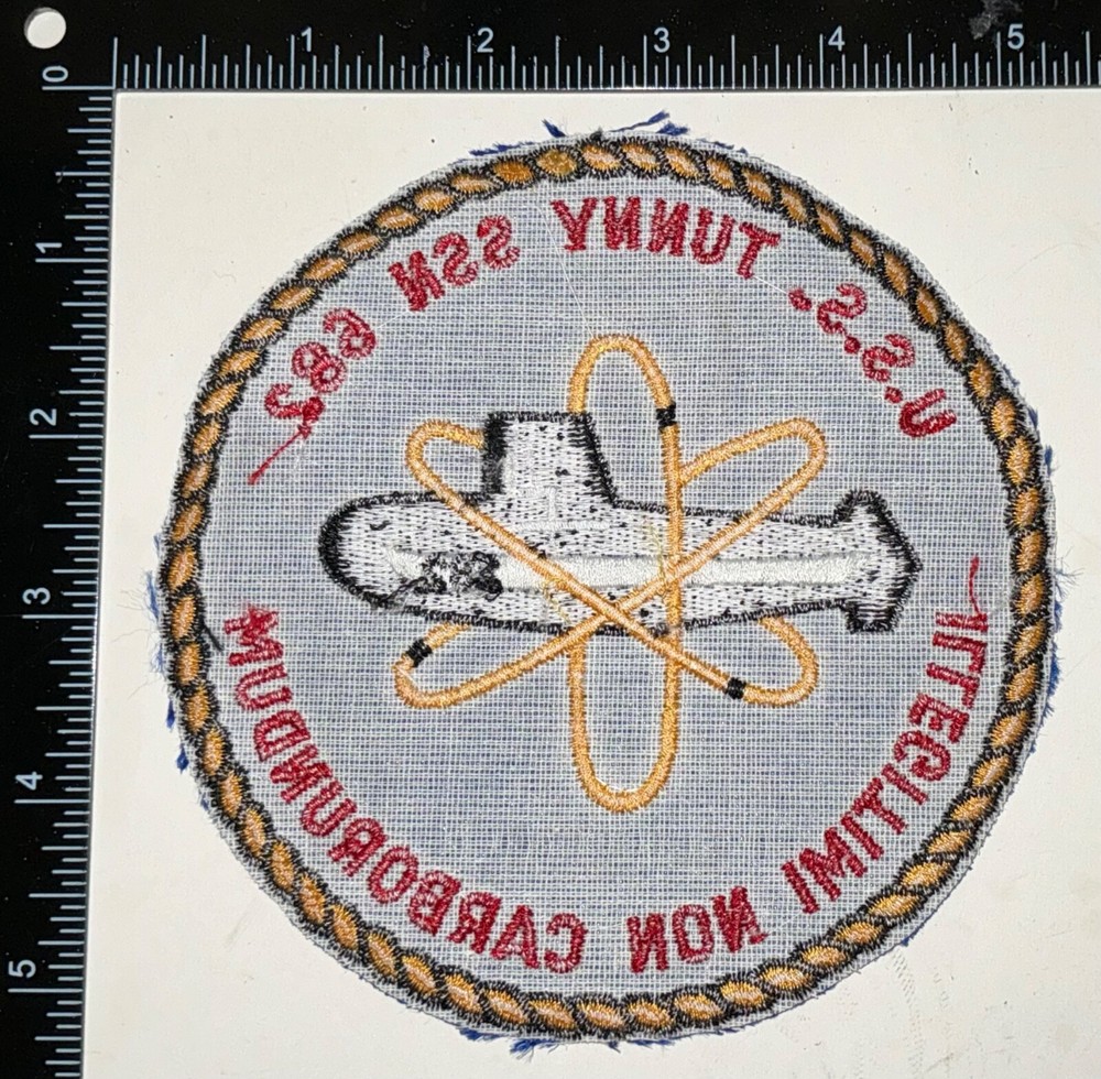 USN US Navy USS Tunny SSN-682 Patch