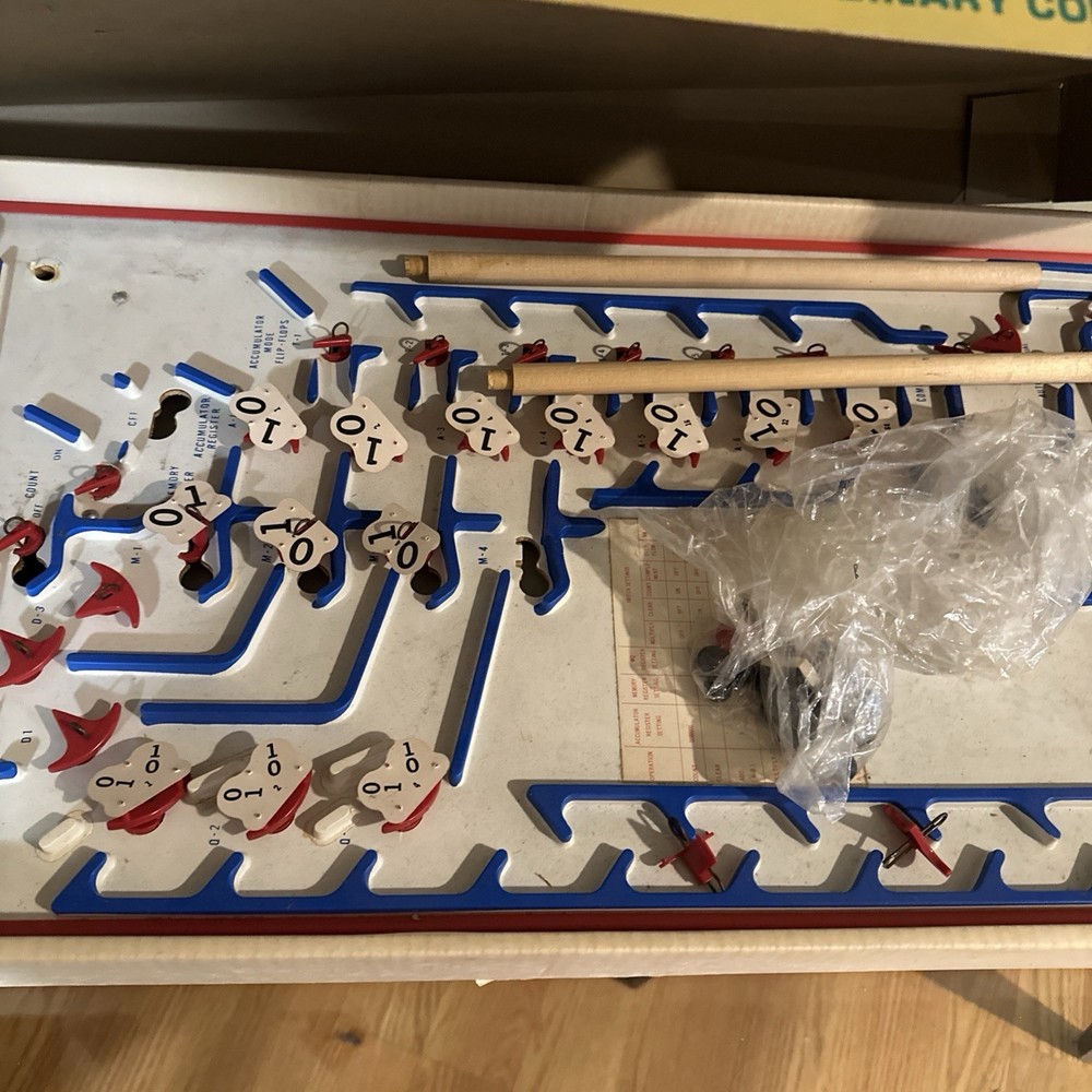 DEFECTIVE DigiComp II 1965 With Recreated Instructions G3D