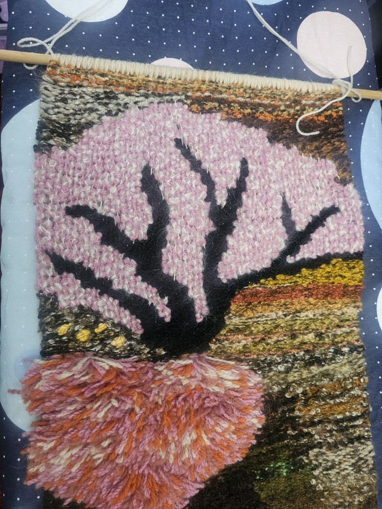 Hand Weaved Picture Wall Hanging