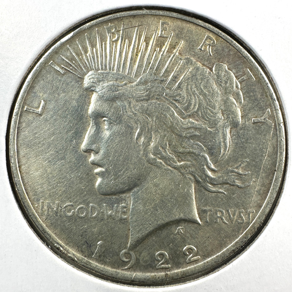 1922 $1 Silver Peace Dollar (89485)