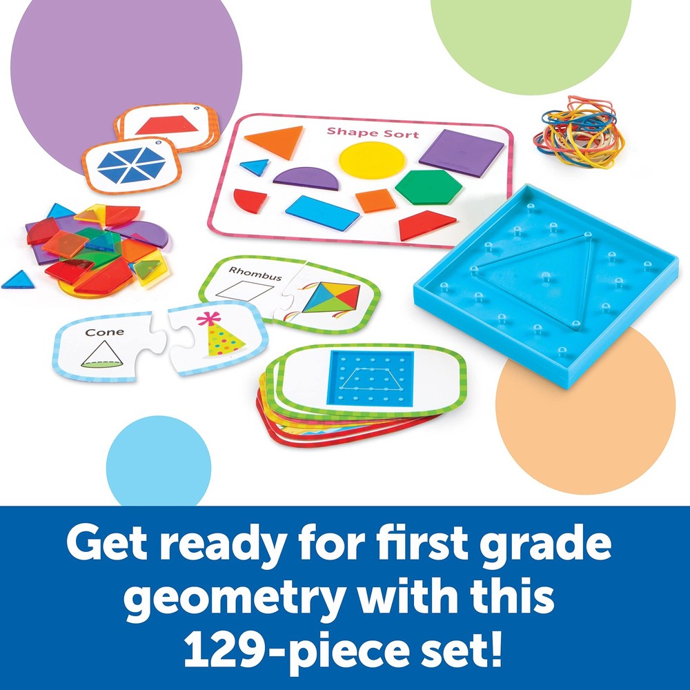 Skill Builders 1St Grade Geometry Activity Set Hands On Learning For Kids