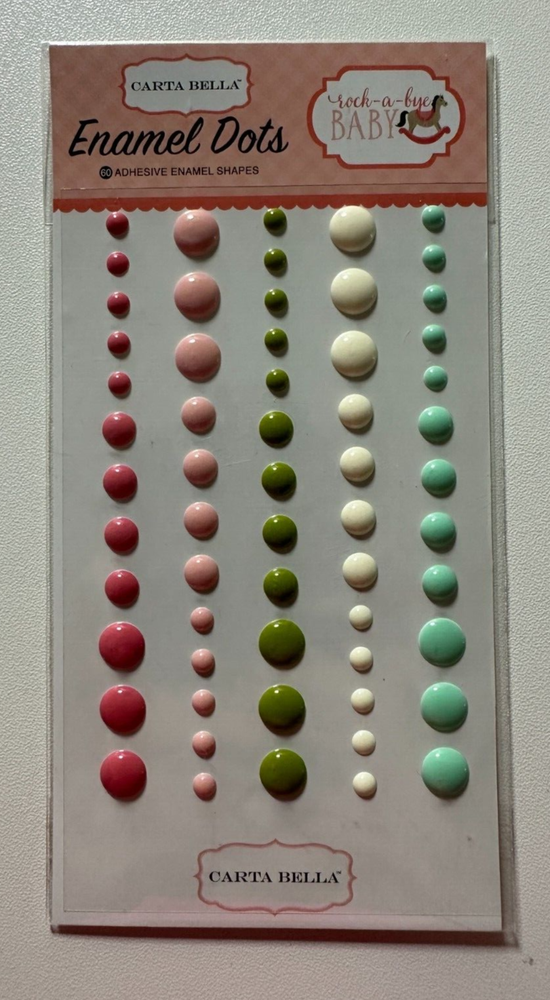 Carta Bella Enamel Dots-Multiple Variations Available-You Choose