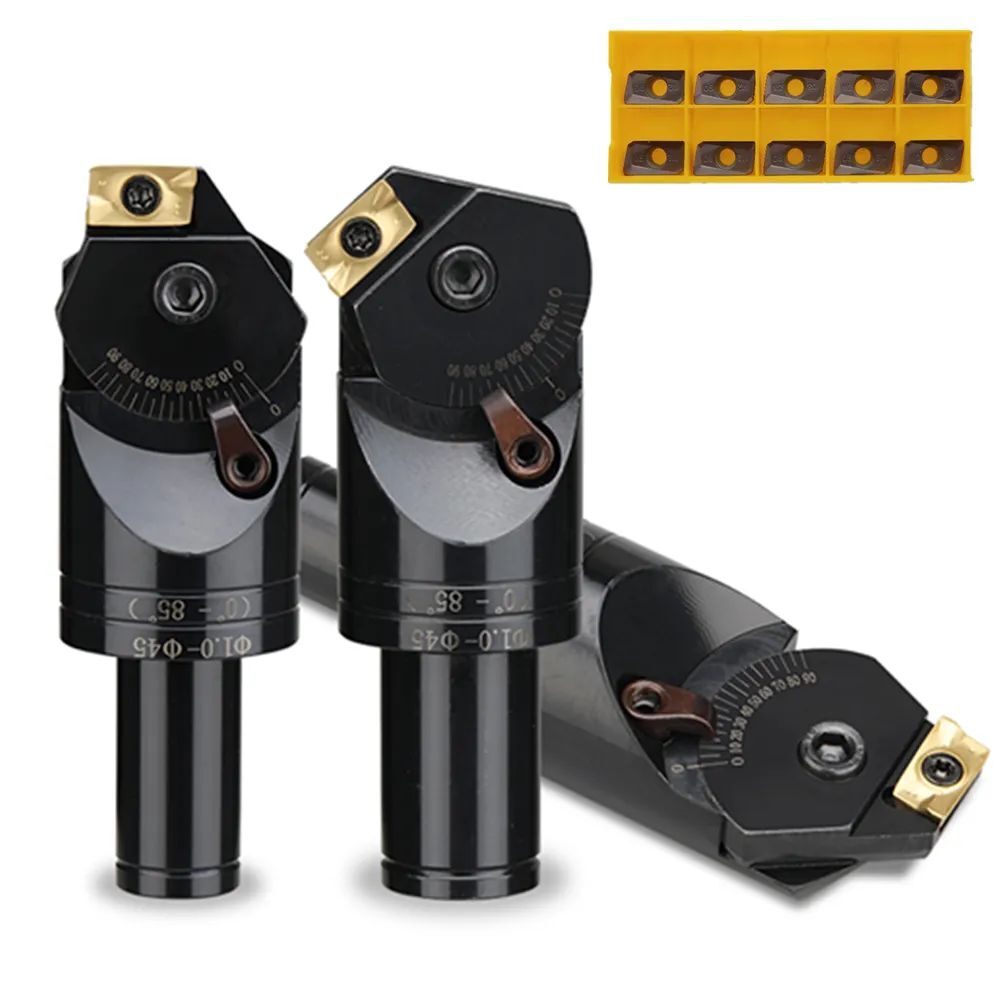 Chamfer Cutter Straight Shank Adjustable Multifunctional Milling Cutter Holder
