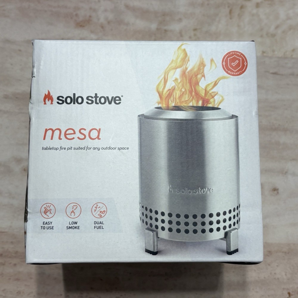 NIB Solo Stove Mesa Tabletop Fire Pit