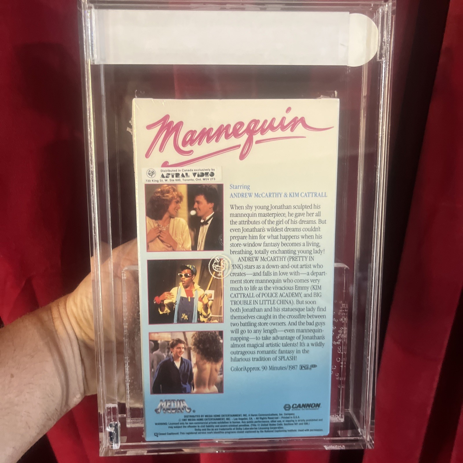 MANNEQUIN VHS IGS Graded BOX 9 MINT/SEAL 9 MINT w/Watermark FACTORY SEALED Rare