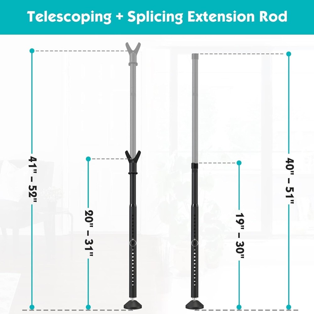 Adjustable Barricade Bar 2-Pack
