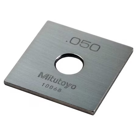 Mitutoyo 614105-531 Gage Block, Square, Steel, 0.050 In, Asme 0