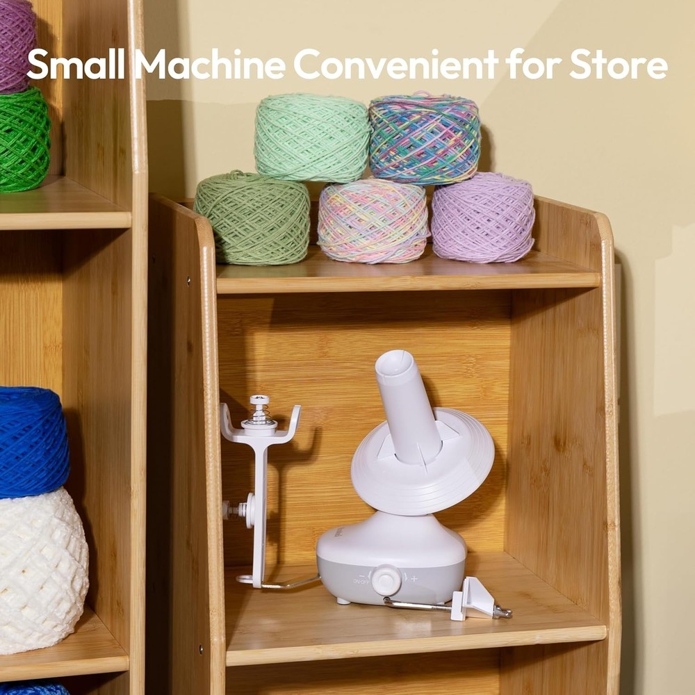 Efficient Electric Yarn Winder with Stepless Speed Control for Knitters