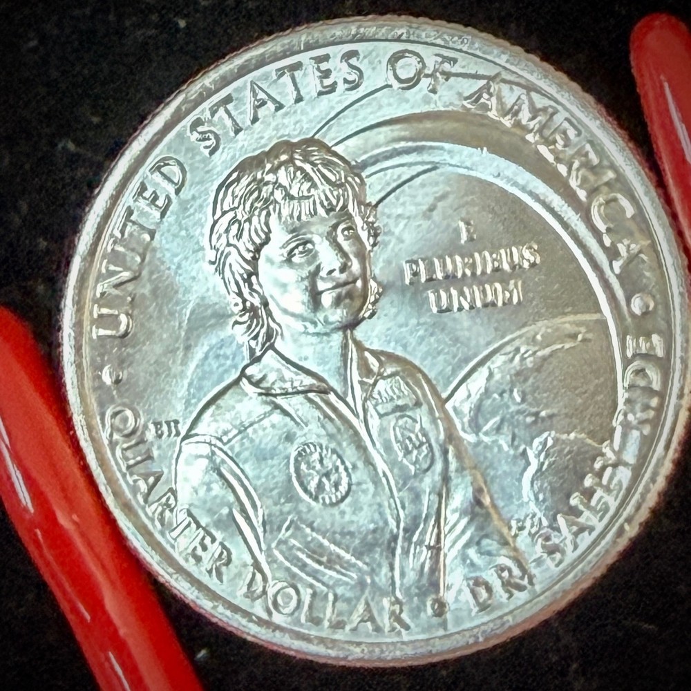 2022-P Sally Ride Quarter Major Mint Error “Ghost Comet Tail” UNC Uncirculated