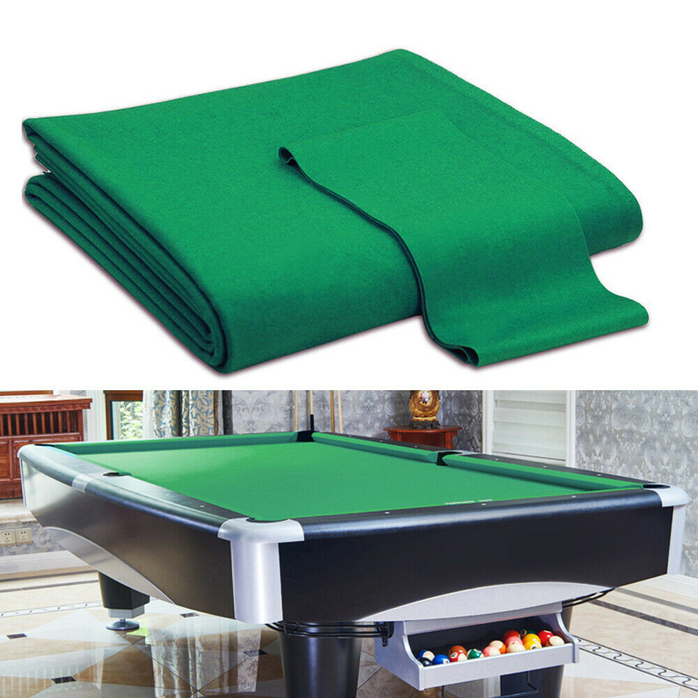 7/8/9ft Table Worsted Pool Table Cloth- Fast Billiard Felt w/ PRE-CUT RAILS