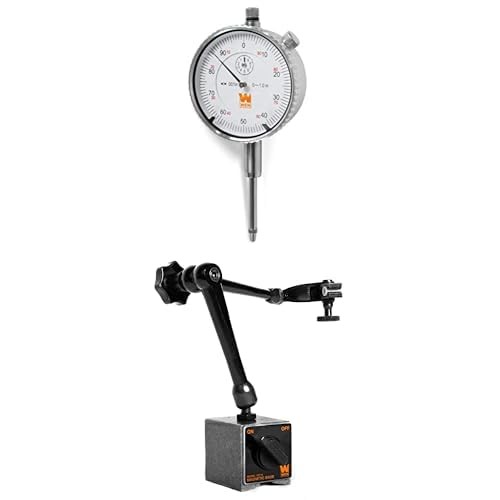 WEN Precision Dial Indicator with Industrial-Strength Three-Segment...