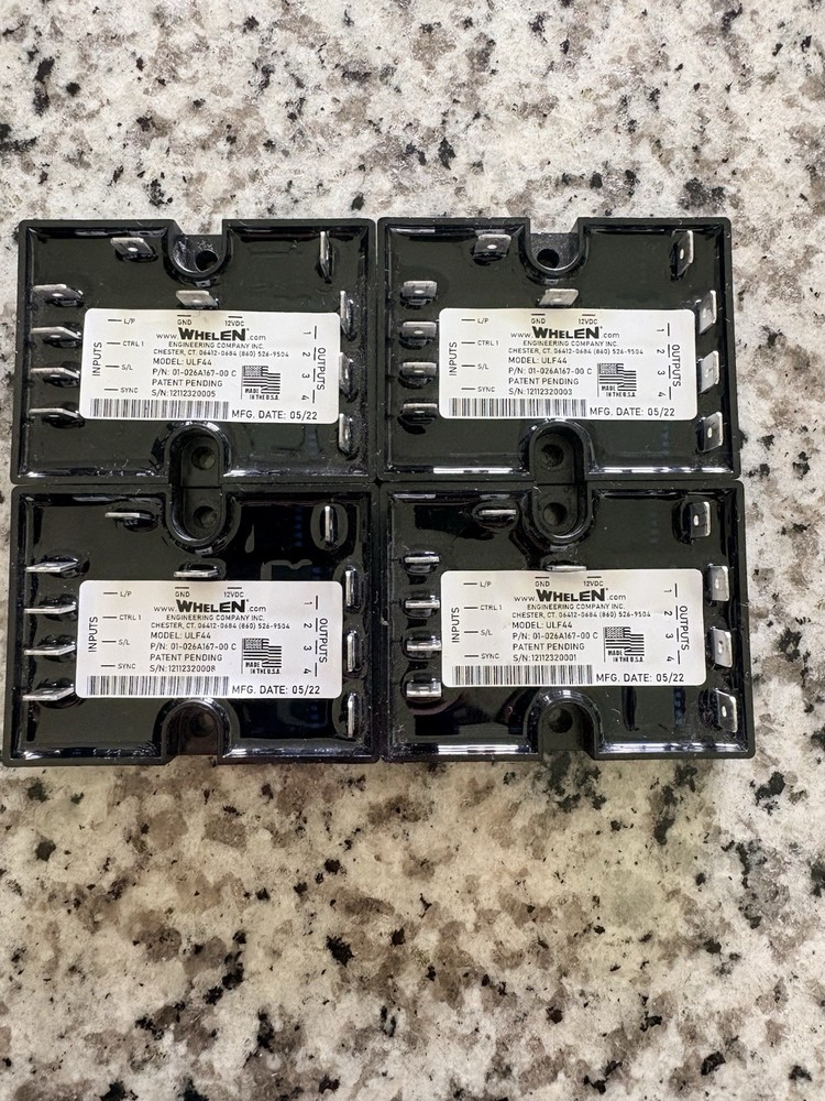 Whelen Ulf44 Universal LED Flasher Used good working condition